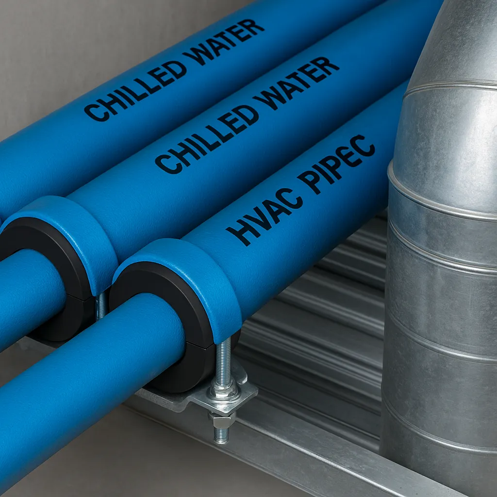 rubber support insert for chilled water in saudi arabia