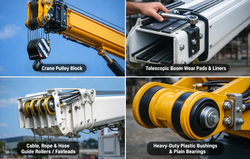 crane wear pads supplier Saudi Arabia