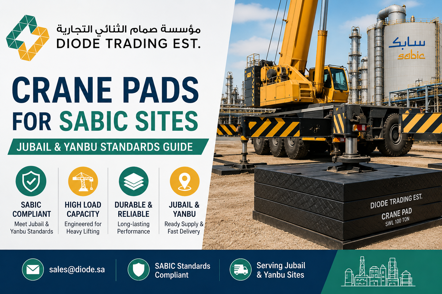 SABIC Site Crane Pad Standards — Jubail & Yanbu