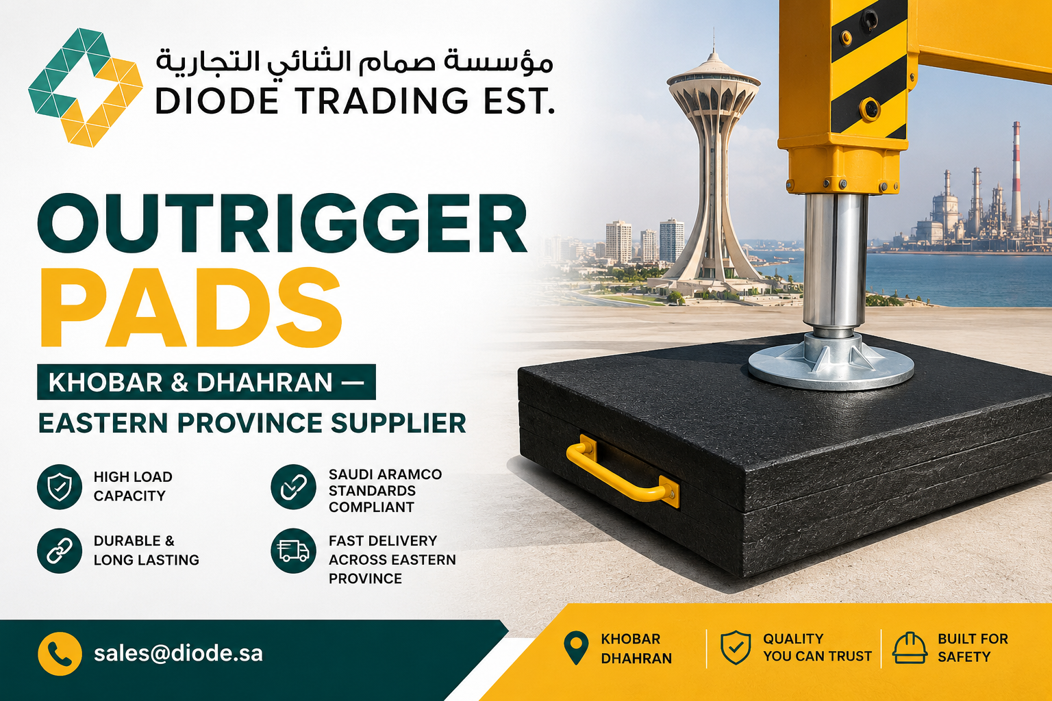 Outrigger Pads for Sandy Ground — KSA Site Guide