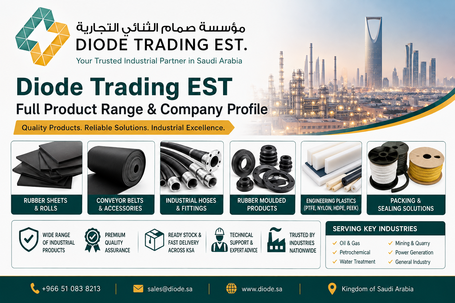Diode Trading EST — Full Product Range & Company Profile