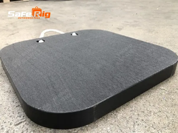 SafeRig outrigger pad — Barq Al Mustaqbal Contracting Company case study