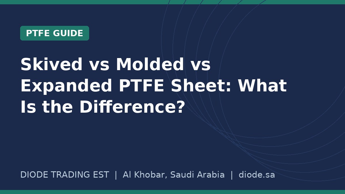 Skived vs Molded vs Expanded PTFE Sheet: What Is the Difference?