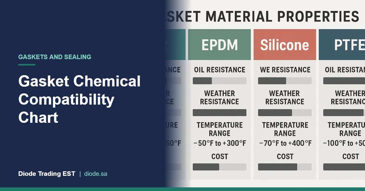 Gasket Chemical Compatibility Chart – Diode Trading EST