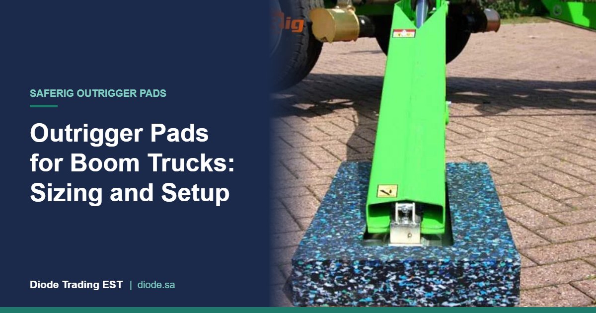 Outrigger Pads for Boom Trucks: Sizing and Setup – Diode Trading EST