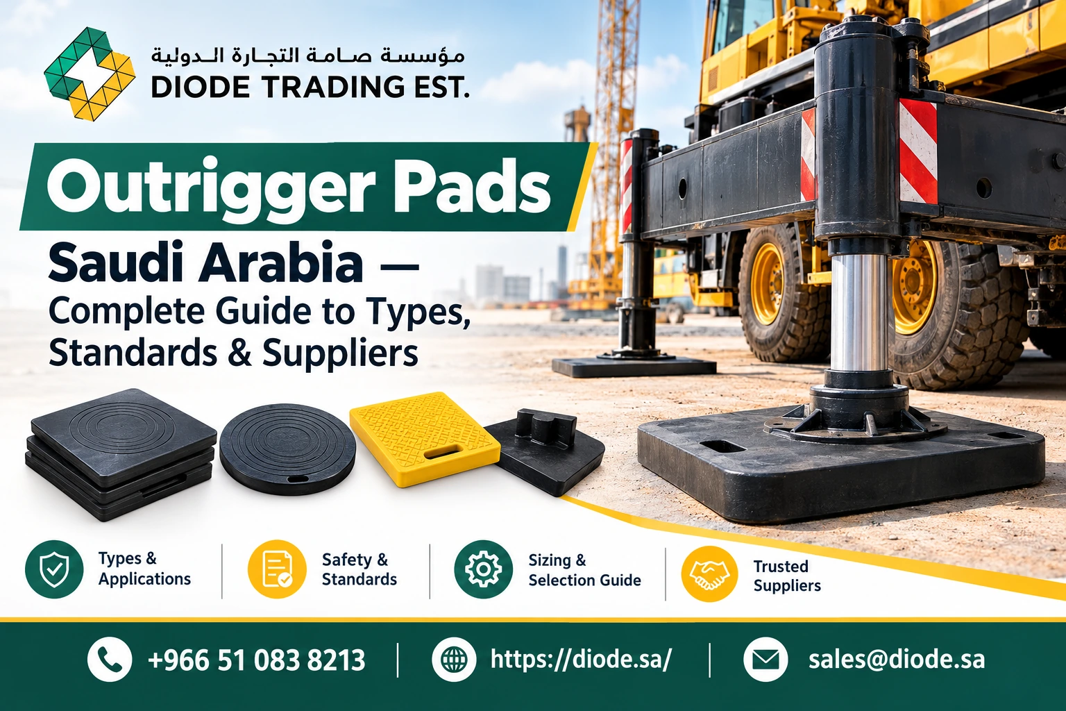 outrigger pads Saudi Arabia