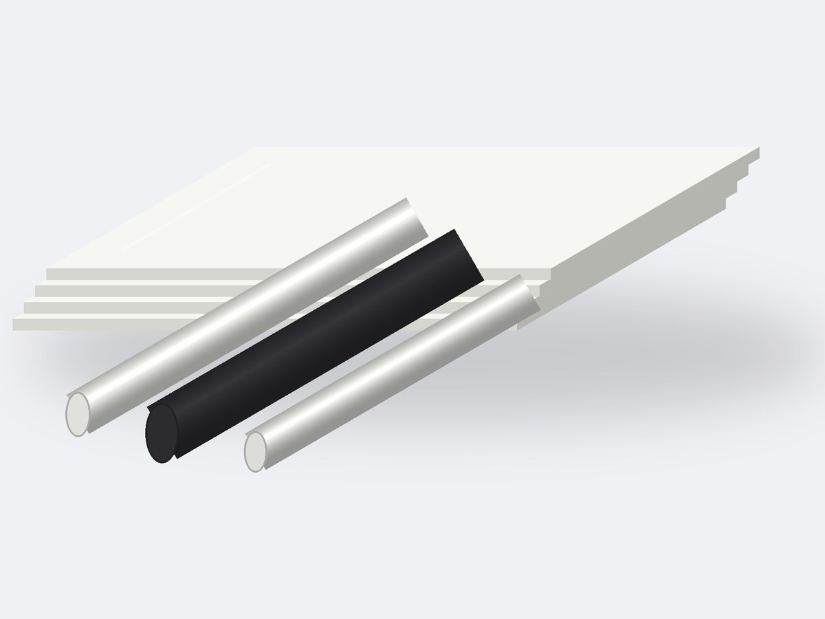 PET sheets and rods