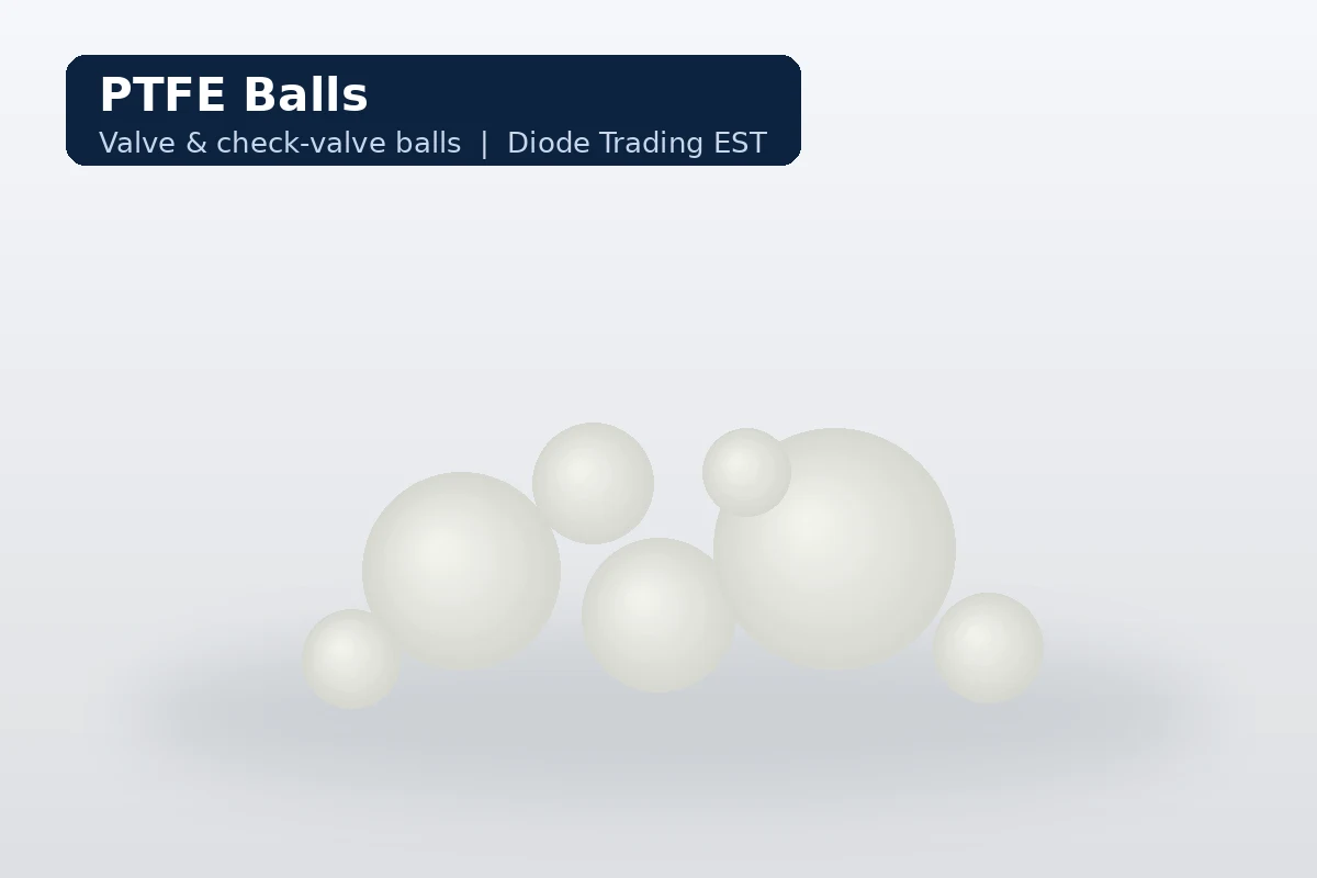 PTFE Balls — Teflon Balls for Valves and Pumps