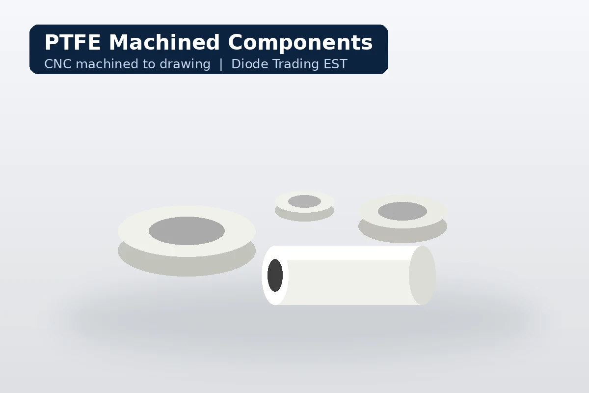 PTFE Machined Components — CNC Machined Teflon Parts