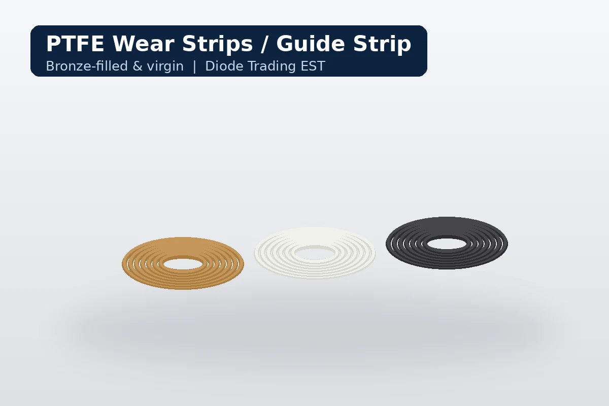PTFE Wear Strips & Bronze