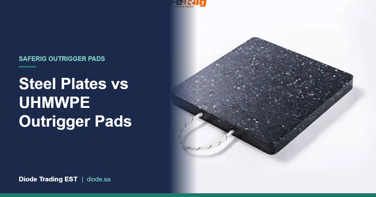 Steel Plates vs UHMWPE Outrigger Pads – Diode Trading EST
